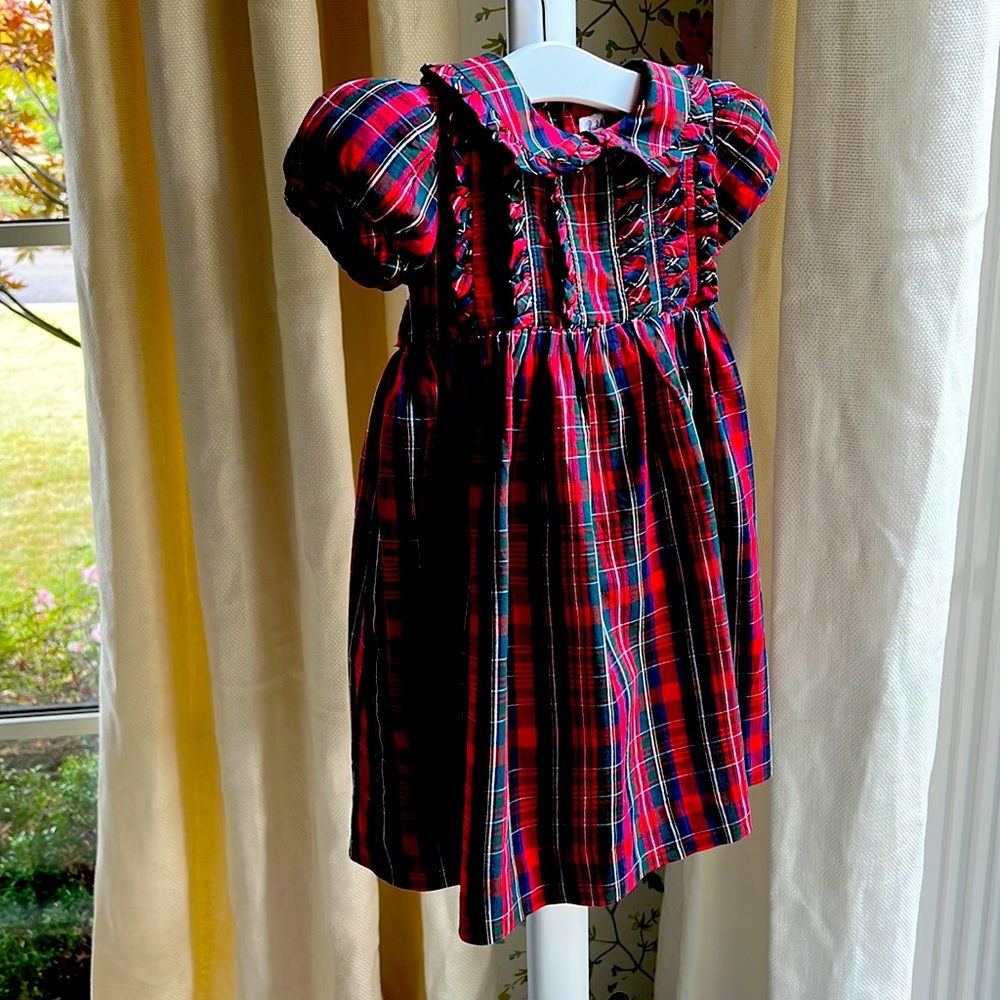 Rachel Riley Red Plaid Dress